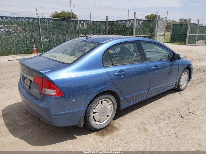 2009 HONDA CIVIC HYBRID auction photo 4