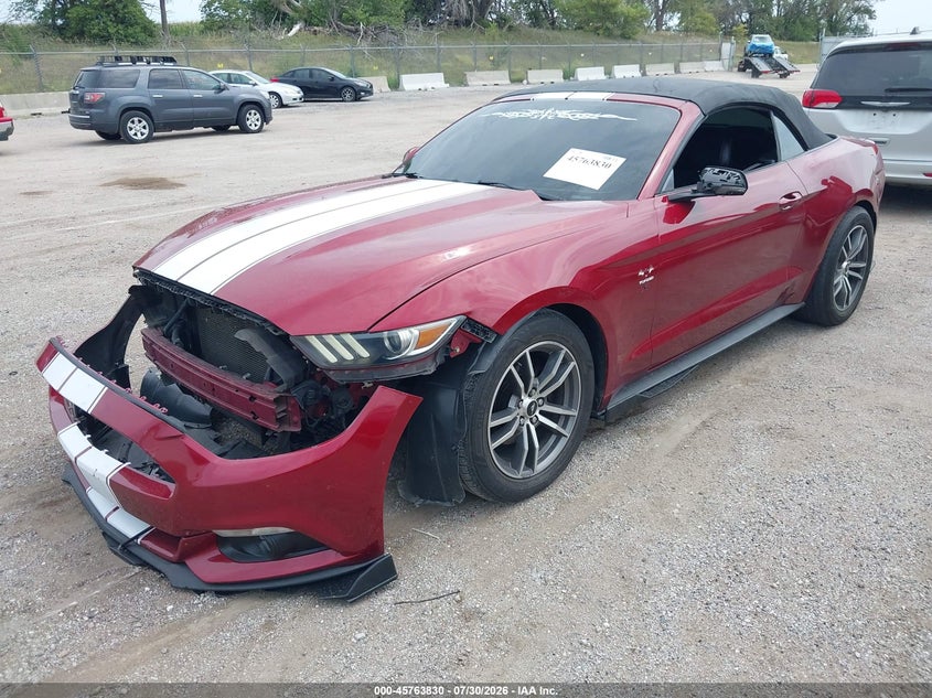 Vin: 1fatp8uh4g5292889, lot: 46262579, ford mustang ecoboost premium 20162