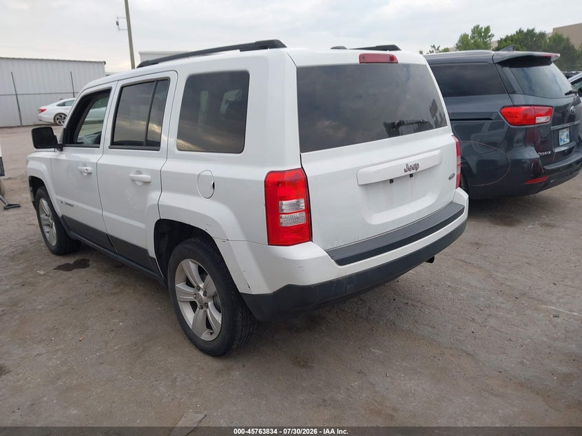 Vin: 1c4njpfb7hd184880, lot: 46262583, jeep patriot latitude 20173
