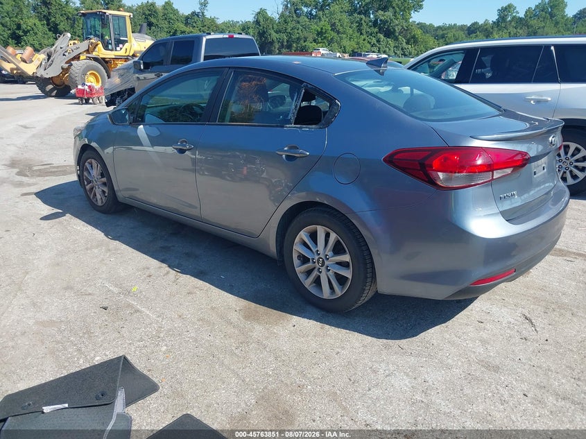 Vin: 3kpfl4a76he106914, lot: 46262600, kia forte s 20173