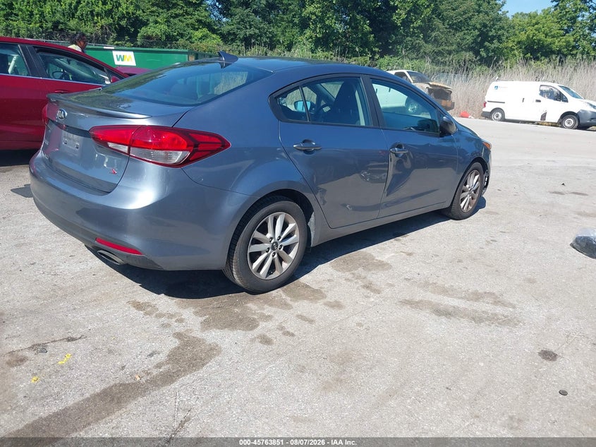 Vin: 3kpfl4a76he106914, lot: 46262600, kia forte s 20174