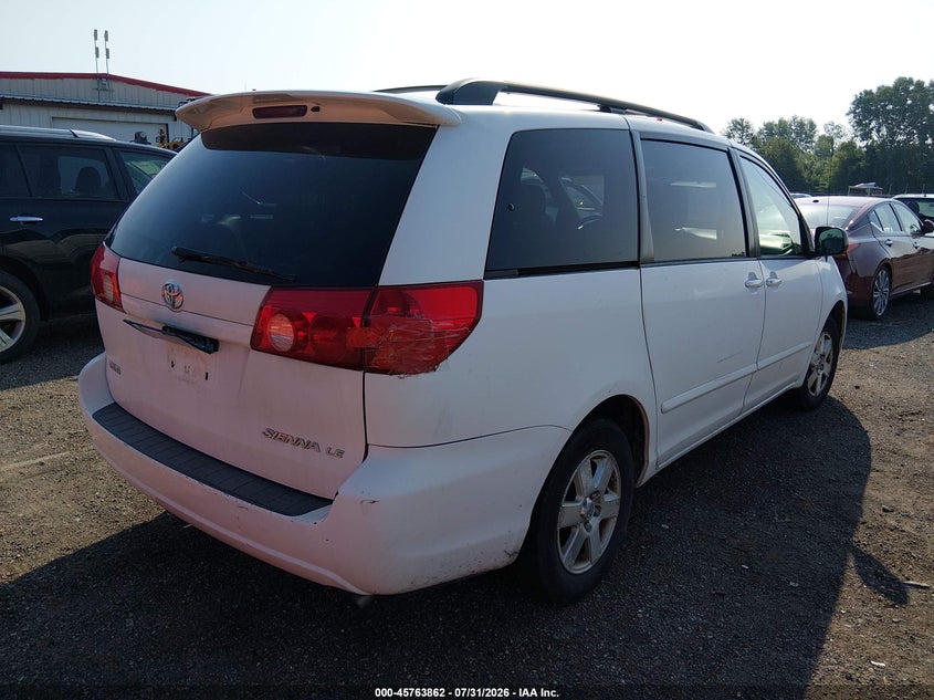 Vin: 5tdkk4cc9as308671, lot: 46262611, toyota sienna le 20104