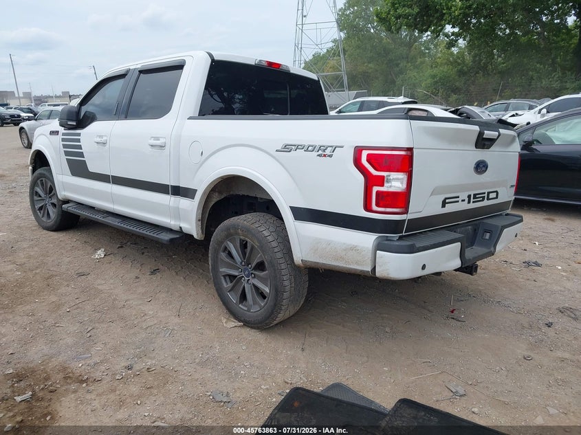 Vin: 1ftew1ep3jfd42167, lot: 46262612, ford f-150 xlt 20183