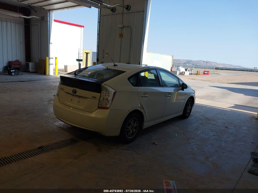 Vin: jtdkn3du9a0114511, lot: 46262641, toyota prius iii 20104