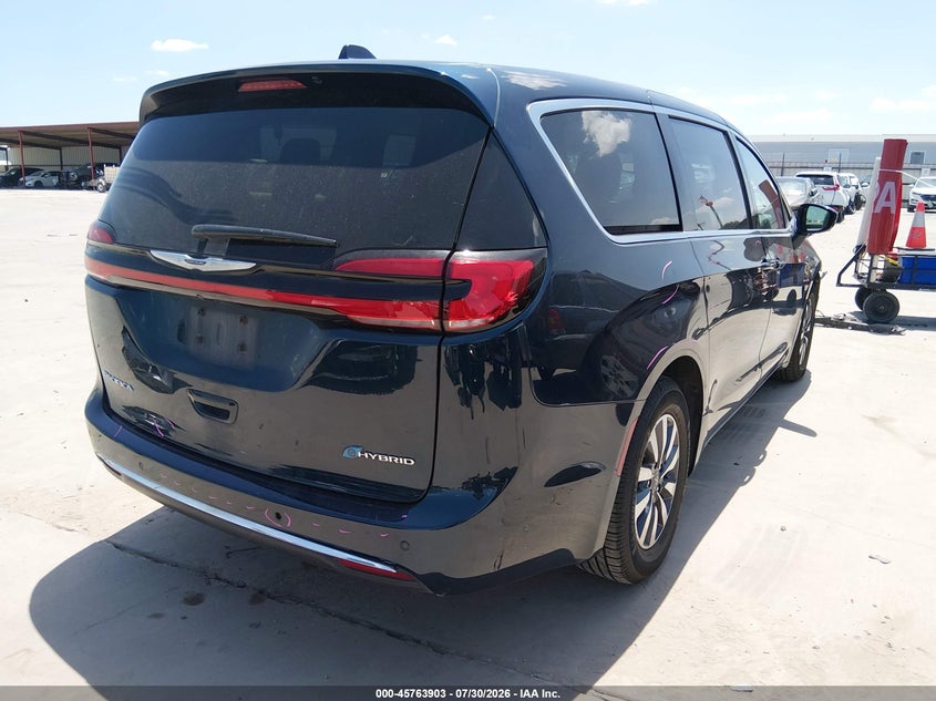 Vin: 2c4rc1l72nr196601, lot: 46262652, chrysler pacifica hybrid touring l 20224
