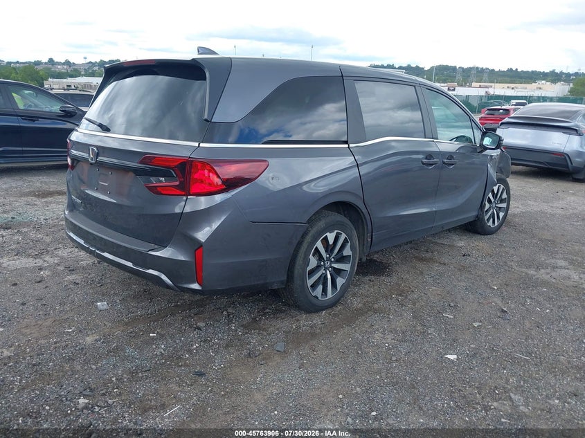 Vin: 5fnrl6h62sb073725, lot: 46262655, honda odyssey ex-l 20254