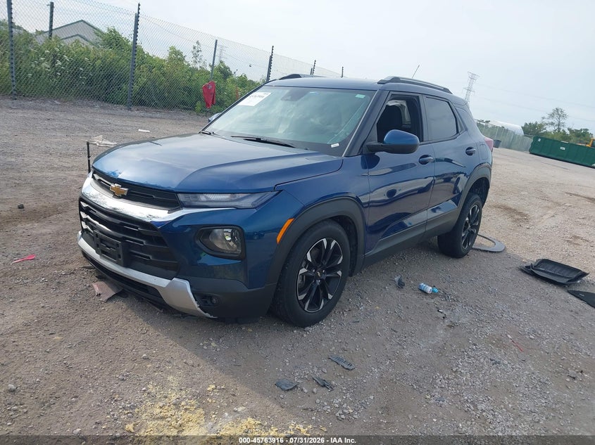 Vin: kl79mrsl4mb020668, lot: 46262665, chevrolet trailblazer awd lt 20212