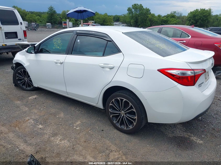 Vin: 2t1burhe4ec095192, lot: 46262674, toyota corolla s plus 20143