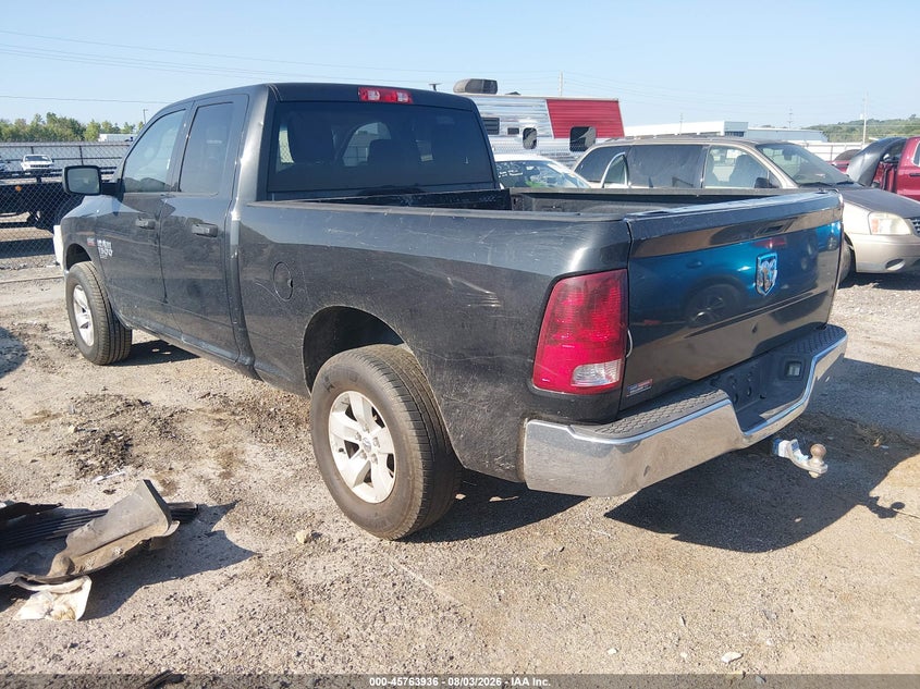 Vin: 1c6rr6ft4ks562970, lot: 46262685, ram 1500 classic tradesman  4x2 6'4 box 20193