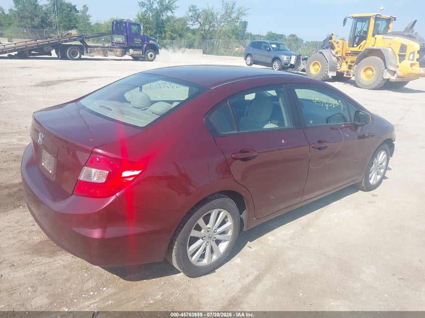 Vin: 19xfb2f84ce001547, lot: 46262708, honda civic ex 20124