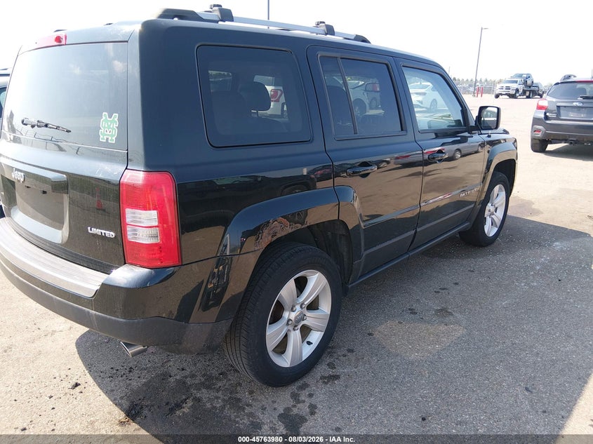 Vin: 1c4njpcb3dd192165, lot: 46262729, jeep patriot limited 20134