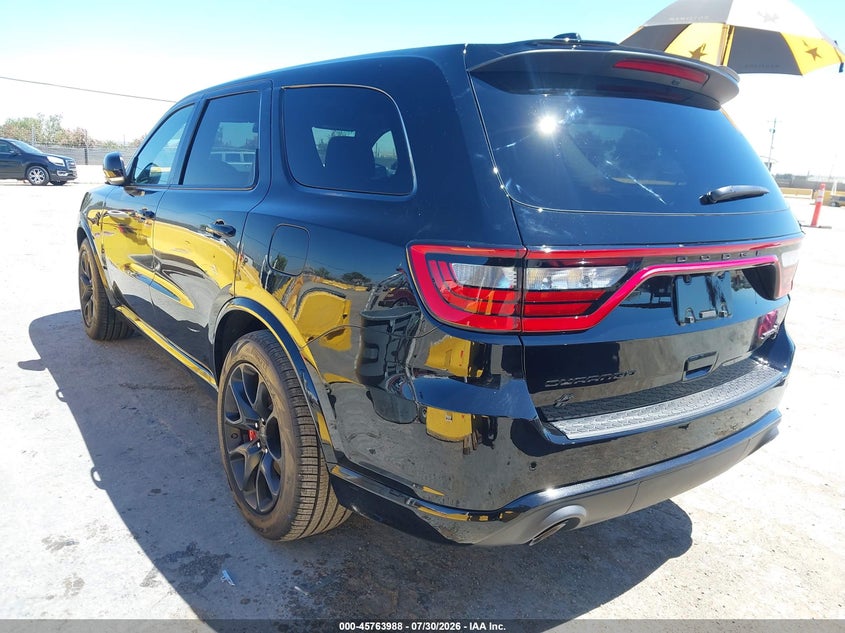 Vin: 1c4sdjh98sc554846, lot: 46262737, dodge durango srt hellcat awd 20253