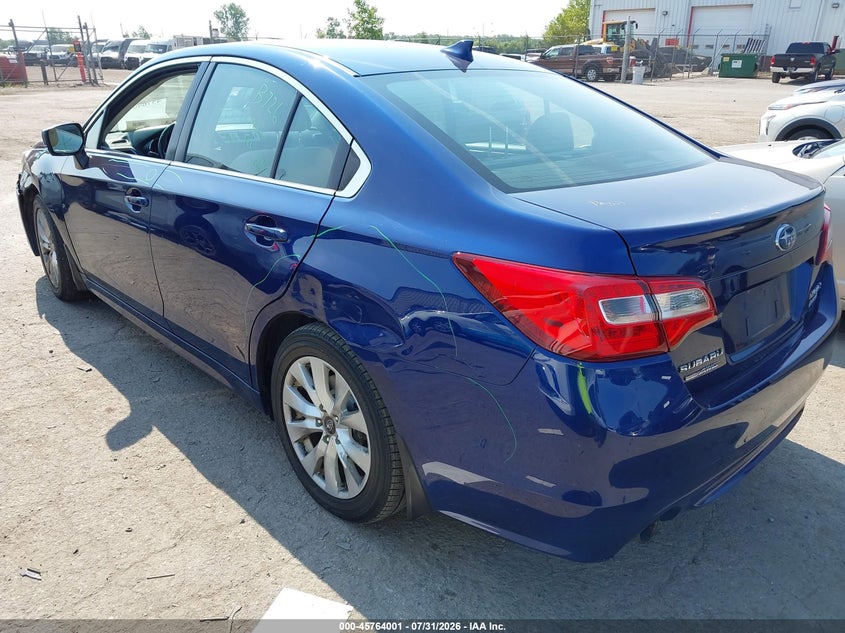 Vin: 4s3bnac6xh3025126, lot: 46262750, subaru legacy 2.5i premium 20173