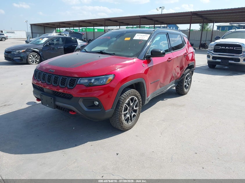 Vin: 3c4njddn9st524625, lot: 46262765, jeep compass trailhawk 4x4 20252