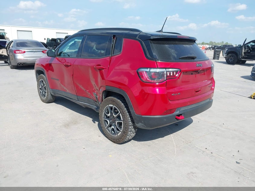 Vin: 3c4njddn9st524625, lot: 46262765, jeep compass trailhawk 4x4 20253