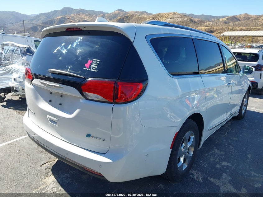 Vin: 2c4rc1n75jr358907, lot: 46262771, chrysler pacifica hybrid limited 20184