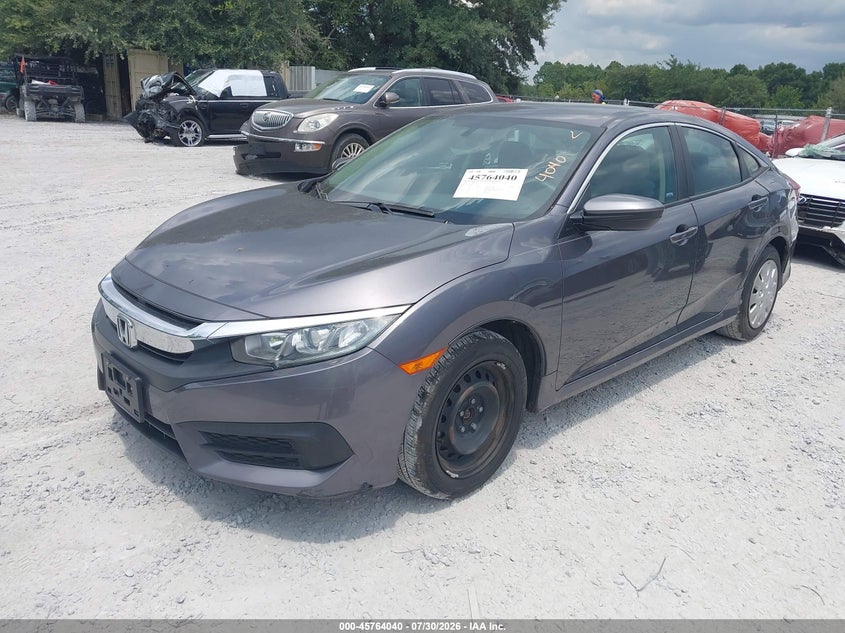 Vin: 19xfc2f56ge219515, lot: 46262789, honda civic lx 20162