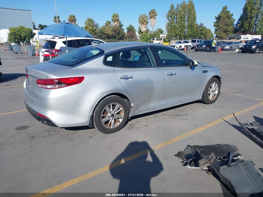 Vin: knagt4l38h5132826, lot: 46262800, kia optima lx 20174