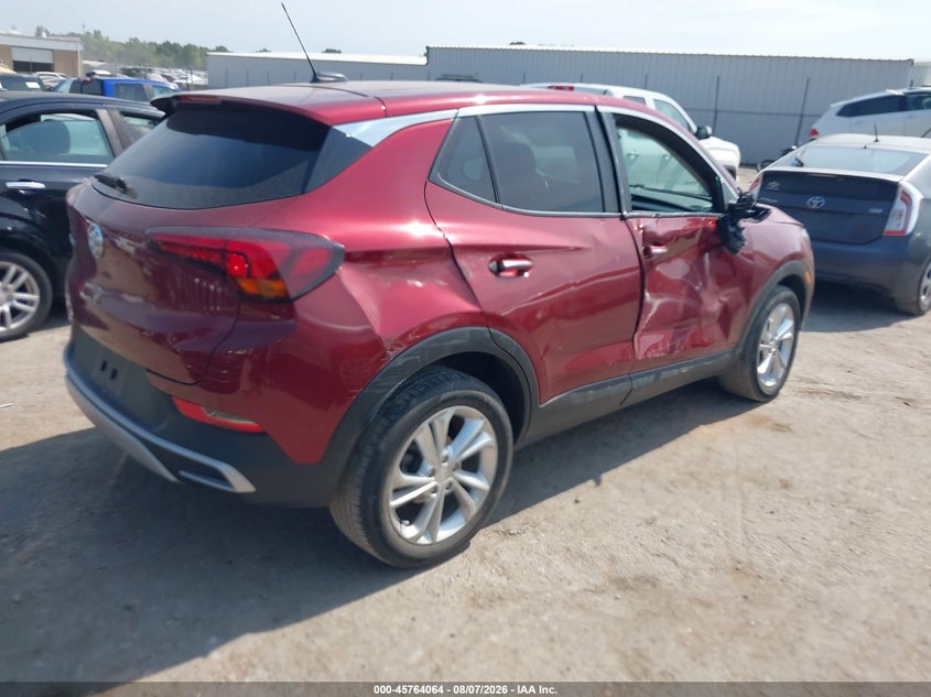 Vin: kl4mmbs27pb090630, lot: 46262813, buick encore gx preferred fwd 20234