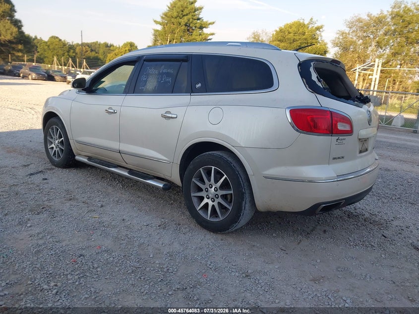 Vin: 5gakrbkd0ej278152, lot: 46262832, buick enclave leather 20143
