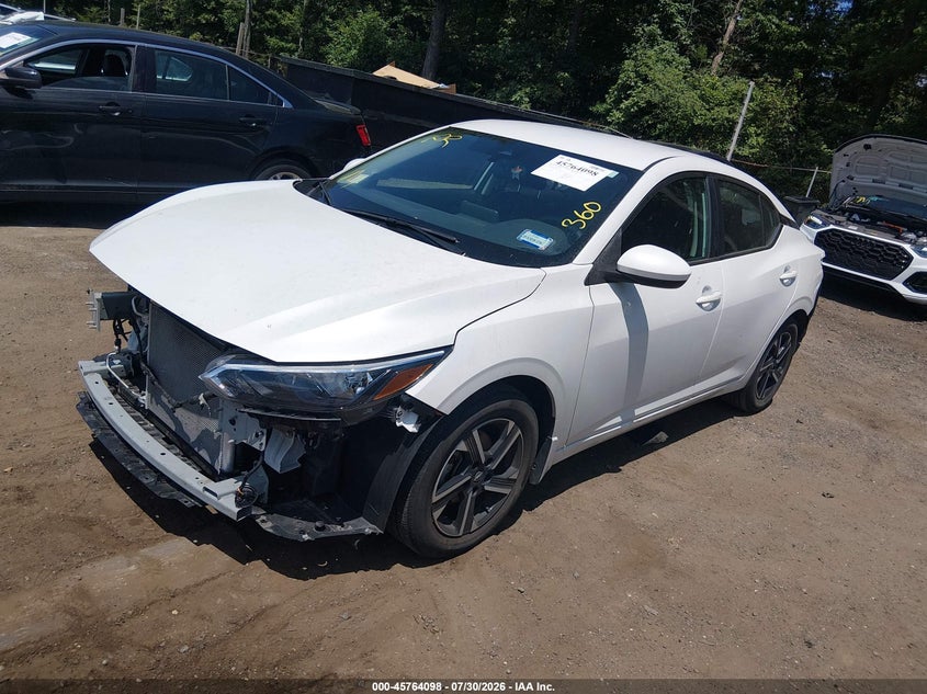 Vin: 3n1ab8cv8ry226619, lot: 46262847, nissan sentra sv xtronic cvt 20242