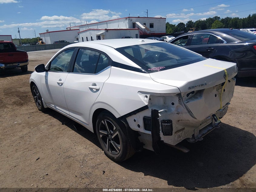 Vin: 3n1ab8cv8ry226619, lot: 46262847, nissan sentra sv xtronic cvt 20243