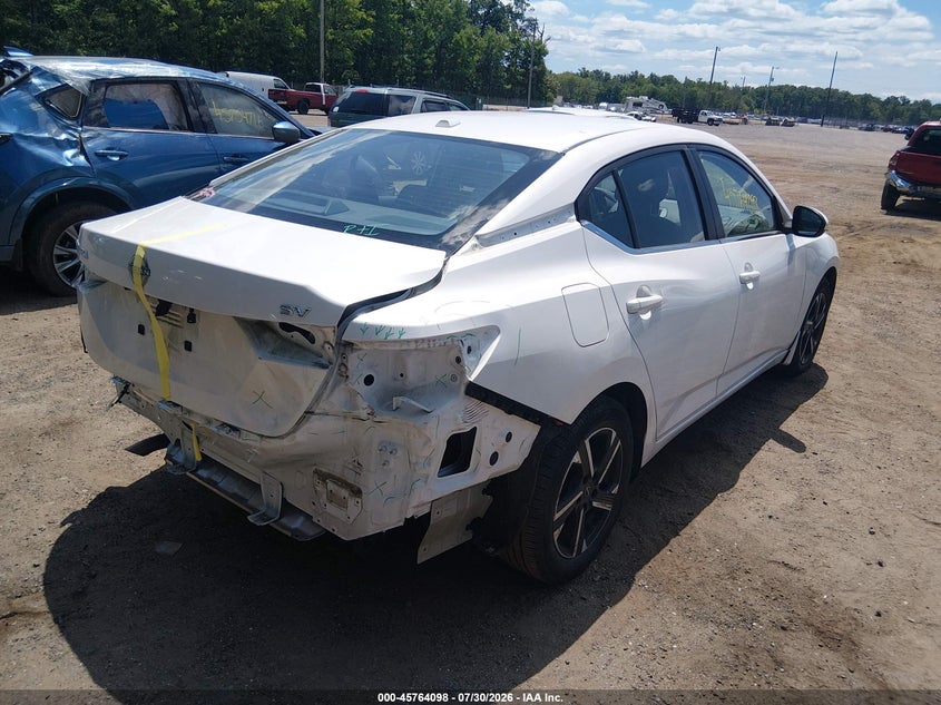 Vin: 3n1ab8cv8ry226619, lot: 46262847, nissan sentra sv xtronic cvt 20244