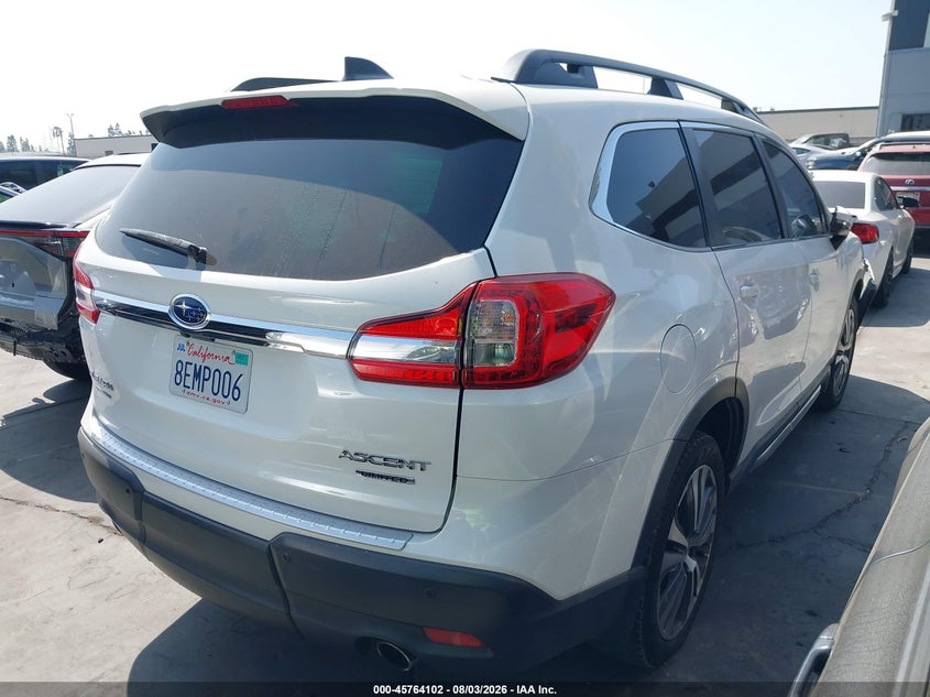 Vin: 4s4wmamd5k3401042, lot: 46262851, subaru ascent limited 20194