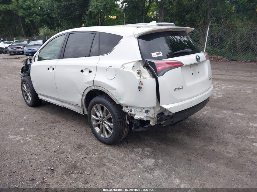 Vin: jtmdjrev2hd067923, lot: 46262854, toyota rav4 hybrid limited 20173