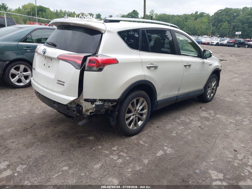 Vin: jtmdjrev2hd067923, lot: 46262854, toyota rav4 hybrid limited 20174