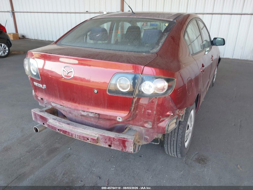 2008 MAZDA 3 SEDAN 2.0L I-4 DOHC, 144HP
