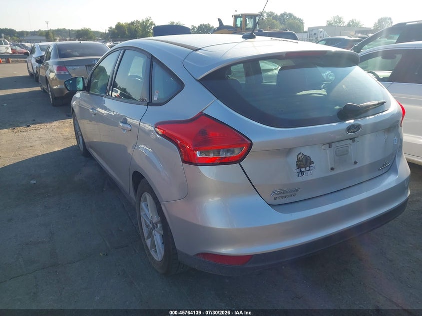 Vin: 1fadp3k24fl315801, lot: 46262888, ford focus se 20153