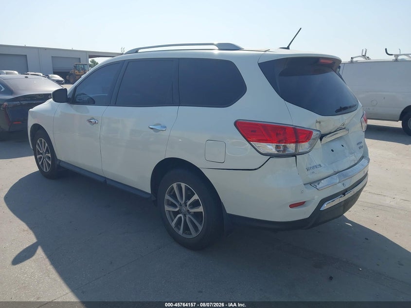 Vin: 5n1ar2mm6fc721672, lot: 46262906, nissan pathfinder s/sv/sl/platinum 20153