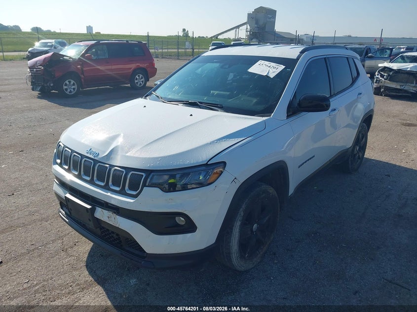 Vin: 3c4njdbb0nt155361, lot: 46262950, jeep compass latitude 4x4 20222