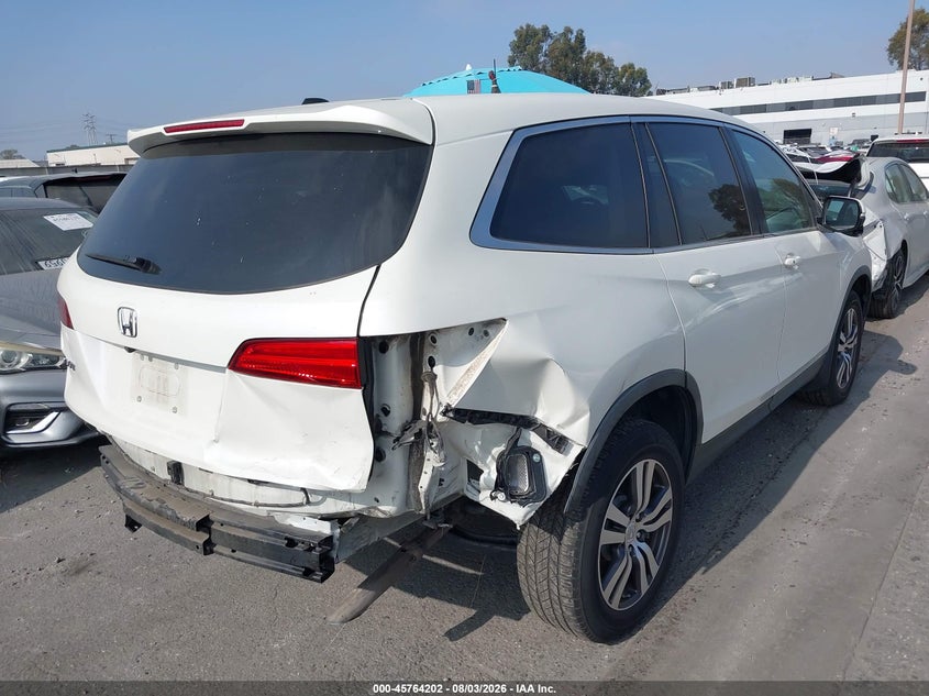 Vin: 5fnyf5h56hb002315, lot: 46262951, honda pilot ex-l 20174