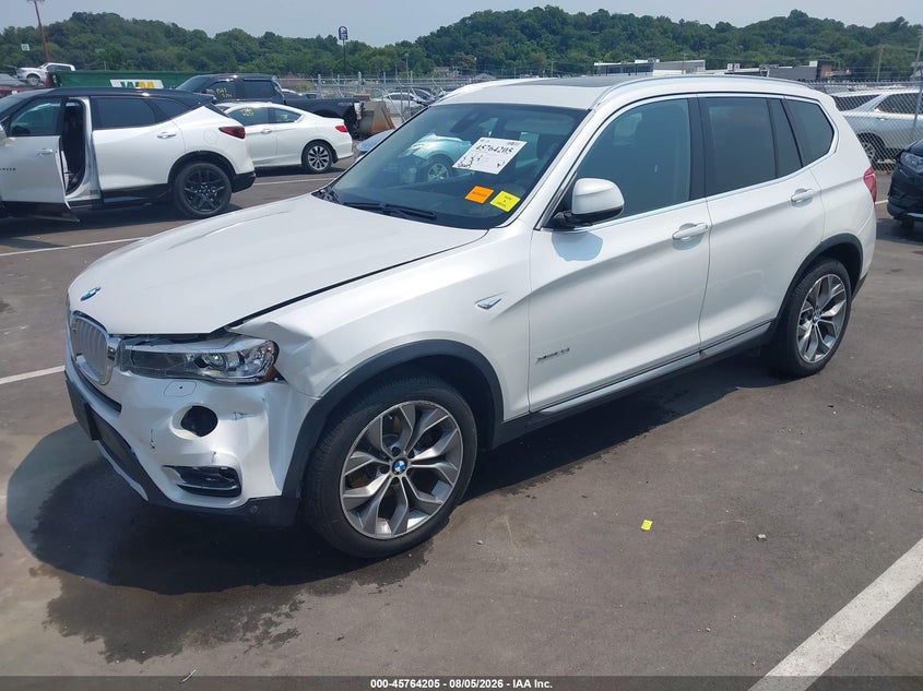 Vin: 5uxwx9c57f0d62578, lot: 46262954, bmw x3 xdrive28i 20152