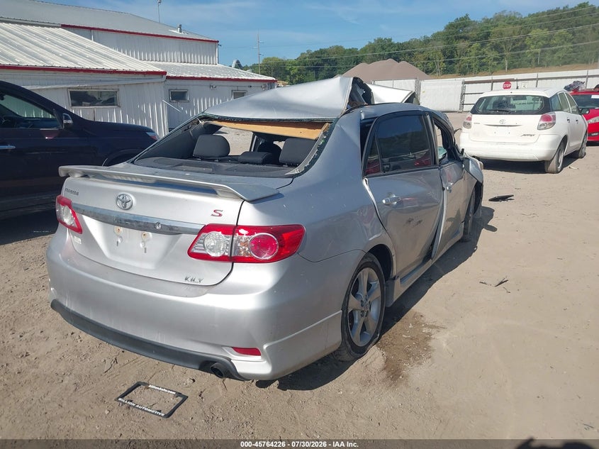 Vin: 2t1bu4ee8bc664340, lot: 46262974, toyota corolla s 20114