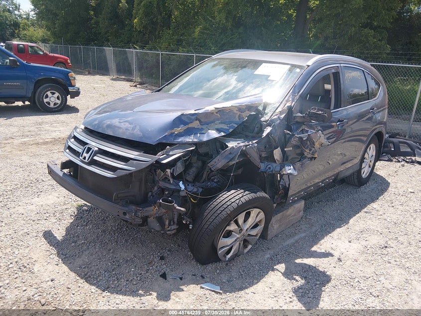 Vin: jhlrm4h77cc006890, lot: 46262988, honda cr-v ex-l 20122