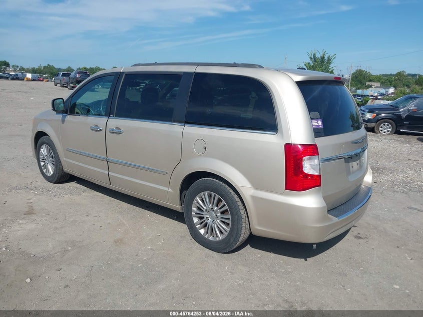 Vin: 2c4rc1cg0er108256, lot: 46263002, chrysler town & country touring-l 20143