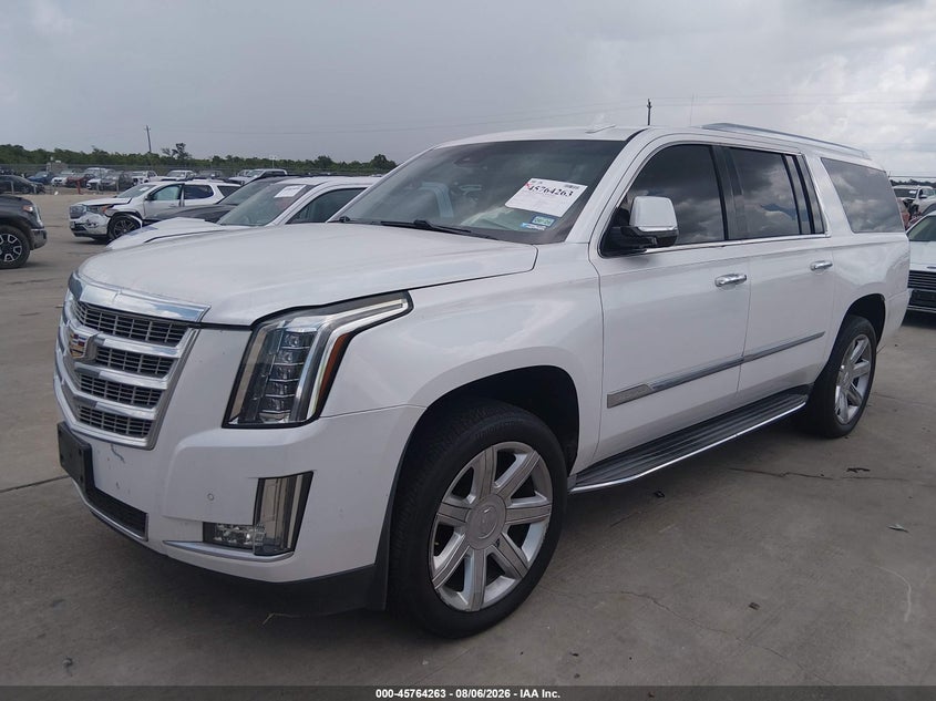 Vin: 1gys3hkj2gr458398, lot: 46263012, cadillac escalade esv luxury collection 20162