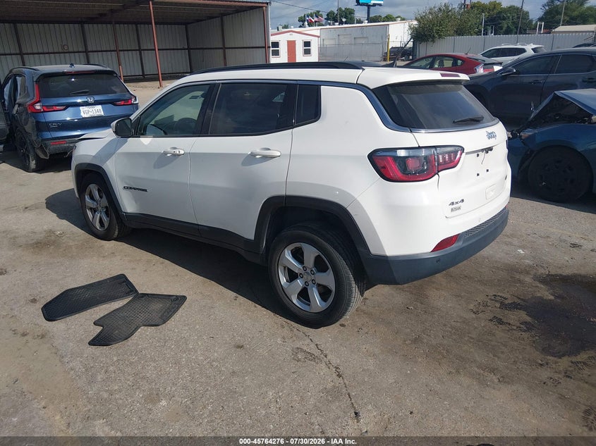 Vin: 3c4njdbb3jt191555, lot: 46263025, jeep compass latitude 4x4 20183