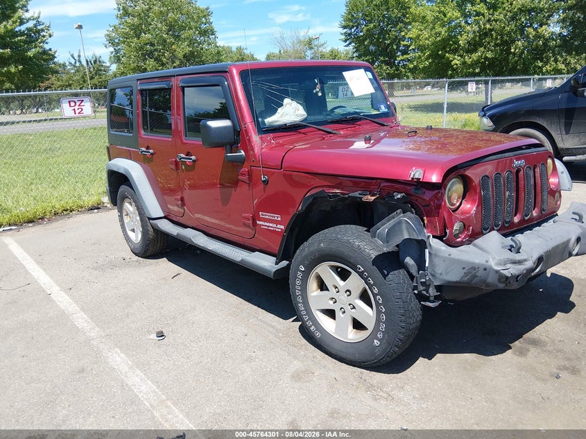 Vin: 1j4ha3h19bl550016, lot: 46263050, jeep wrangler unlimited sport 2011 img_1