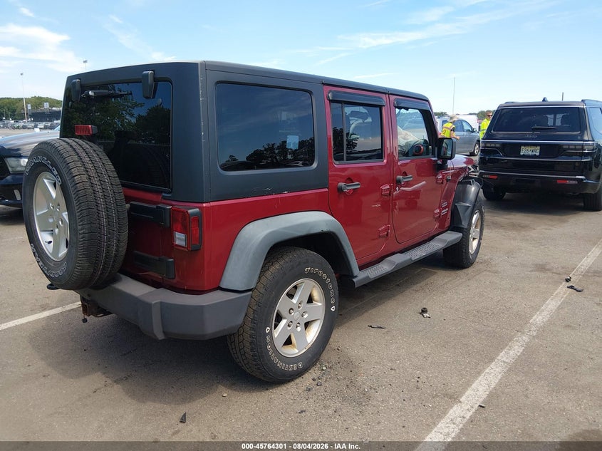 Vin: 1j4ha3h19bl550016, lot: 46263050, jeep wrangler unlimited sport 20114