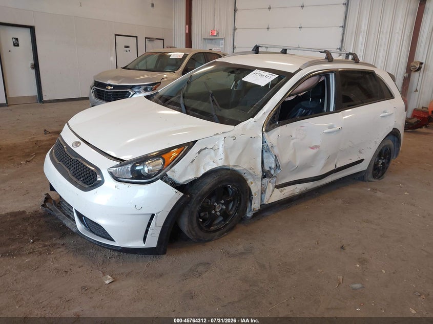 Vin: kndcb3lc8k5243754, lot: 46263061, kia niro lx 20192