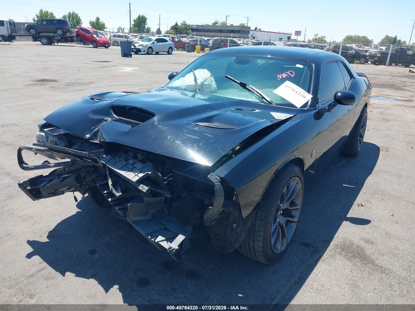 Vin: 2c3cdzfj4nh109011, lot: 46263069, dodge challenger r/t scat pack 20222