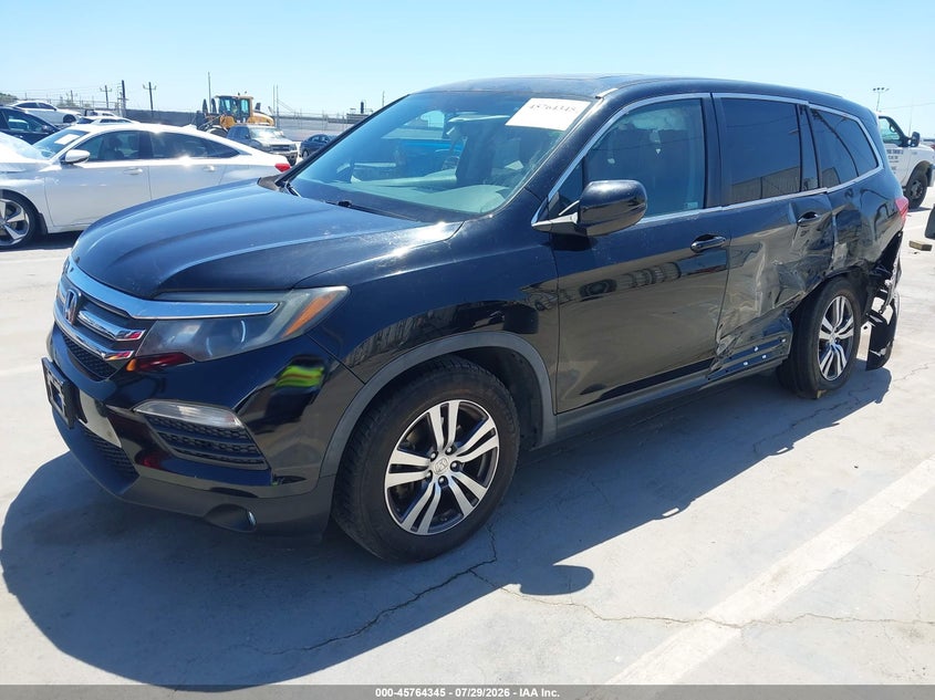 Vin: 5fnyf5h57jb001650, lot: 46263094, honda pilot ex-l 20182