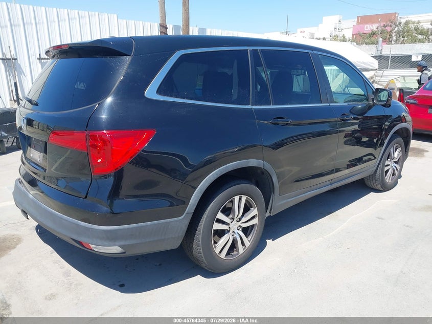 Vin: 5fnyf5h57jb001650, lot: 46263094, honda pilot ex-l 20184