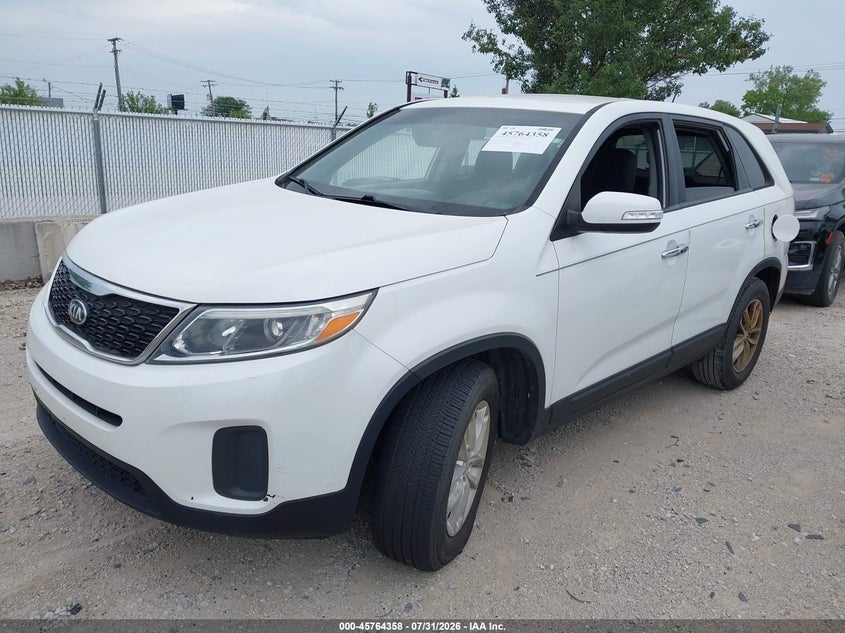 Vin: 5xykt3a60fg577232, lot: 46263107, kia sorento lx 20152