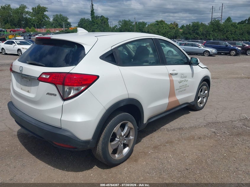 Vin: 3czru6h37km743746, lot: 46263136, honda hr-v lx 20194