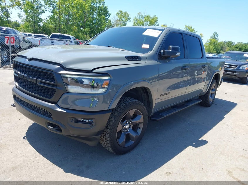 Vin: 1c6srfft3ln379304, lot: 46263139, ram 1500 big horn  4x4 5'7 box 20202